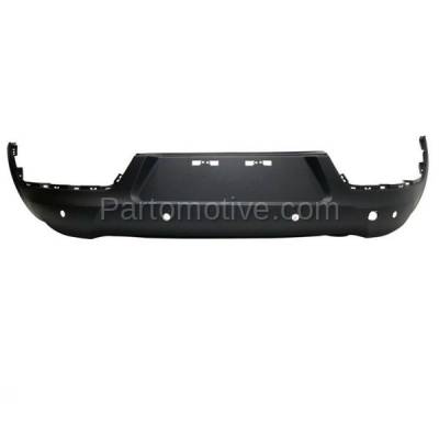 Aftermarket Replacement - BUC-3794RC CAPA 2014-2016 Kia Sportage 2.4L (EX, EX Luxury, LX) Rear Bumper Cover Assembly (with Park Assist Sensor Holes) Textured Plastic