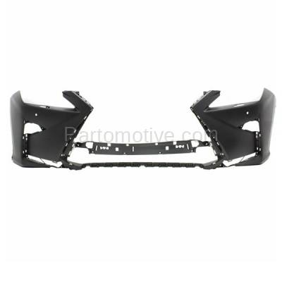 Aftermarket Replacement - BUC-3832FC CAPA 2016-2019 Lexus RX350/RX350L/RX450h/RX450hL (For Models Built in Canada) Front Bumper Cover Assembly with Park Sensor Holes