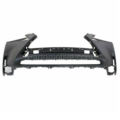 Aftermarket Replacement - BUC-3823FC CAPA 2015-2017 Lexus NX200t & NX300h (without F Sport Package) Front Bumper Cover Assembly with Park Aid Sensor & Washer Holes