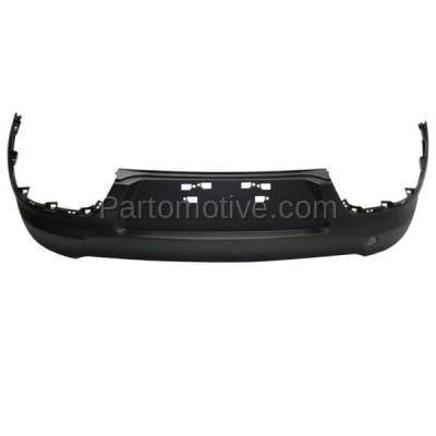 Aftermarket Replacement - BUC-3793RC CAPA 2014-2016 Kia Sportage 2.4L (EX, EX Luxury, LX) Rear Bumper Cover Assembly (without Park Assist Sensor Holes) Textured Plastic
