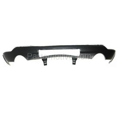 Aftermarket Replacement - BUC-3660RC CAPA 2011-2017 Jeep Grand Cherokee (with Tow Package) Rear Lower Bumper Cover Valance Assembly without Park Assist Sensor Holes