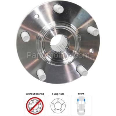 Aftermarket Replacement - KV-RK28370002 Wheel Hub, 0K55233060