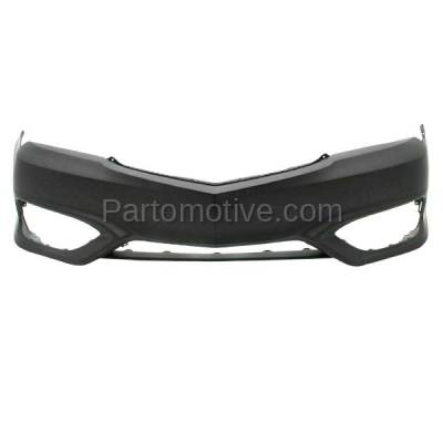 Aftermarket Replacement - BUC-3531FC CAPA 2016-2019 Acura ILX Front Bumper Cover Assembly (without Park Assist Sensor Holes) (with Fog Lamp Cutout) Primed Plastic