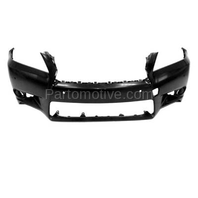 Aftermarket Replacement - BUC-3818FC CAPA 2014-2015 Lexus GS350 & GS450h (without F Sport) Front Bumper Cover Assembly (with Park Assist Sensor Holes) Primed Plastic