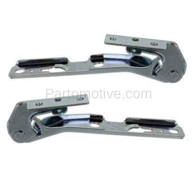 Aftermarket Replacement - HDH-1003L & HDH-1003R 2002-2008 Audi A4 & A4 Quattro & S4 (Sedan & Wagon 4-Door) Front Hood Hinge Bracket Made of Steel PAIR SET Left Driver & Right Passenger Side