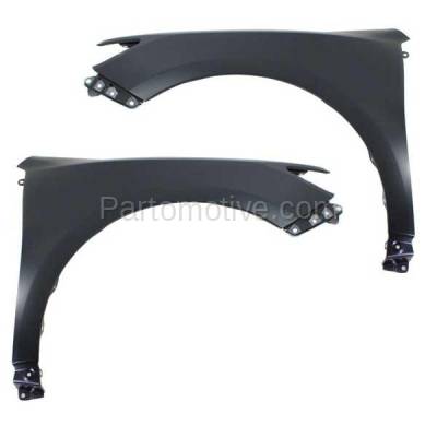 Aftermarket Replacement - FDR-1126LC & FDR-1126RC CAPA 2012-2014 Toyota Camry & Camry Hybrid Front Fender Quarter Panel (without Turn Signal Lamp Hole) Steel Set Pair Left & Right Side