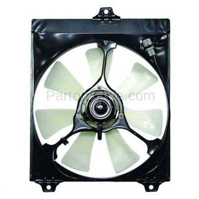 Aftermarket Replacement - FMA-1464 95 96 97 98 99 Avalon 3.0L V6 A/C Condenser Cooling Fan Motor Assembly w/ Shroud