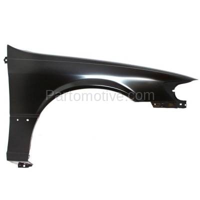 Aftermarket Replacement - FDR-1129RC CAPA 1997-2001 Toyota Camry (CE, LE, XLE) (USA & Japan Built) Front Fender Quarter Panel (with Molding Holes) Steel Right Passenger Side