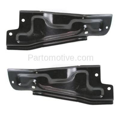 Aftermarket Replacement - BRT-1198FL & BRT-1198FR 98-00 Tacoma Pickup Truck DLX (RWD) Front Bumper Cover Retainer Mounting Brace Reinforcement Support Bracket PAIR SET Right Passenger & Left Driver Side