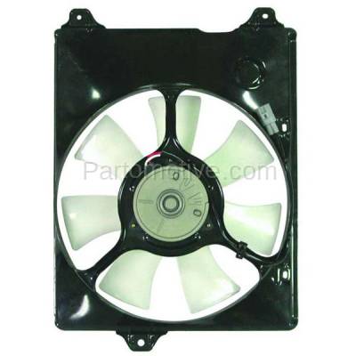 Aftermarket Replacement - FMA-1469 98 99 00 01 02 03 Sienna A/C Condenser Cooling Fan Motor Assembly w/Shroud Blade