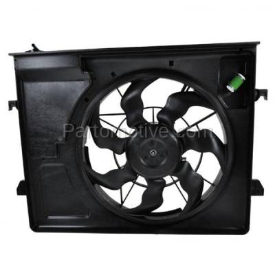 TYC - FMA-1314TY TYC Radiator AC A/C Condenser Cooling Fan Motor Assy Fits 10-13 Forte Auto Trans