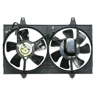 TYC - FMA-1396TY TYC 95 96 97 98 99 Maxima 3.0L Dual Radiator AC Condenser Cooling Fan Motor Assy