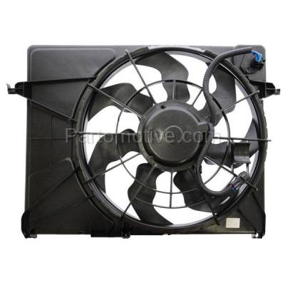 TYC - FMA-1303TY TYC Dual Radiator A/C Condenser Cooling Fan Motor Assy For 06-10 Optima 2.7L V6