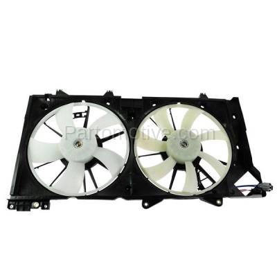 TYC - FMA-1433TY TYC 10-13 Legacy & Outback H6 Dual Radiator A/C Condenser Cooling Fan Motor Assy