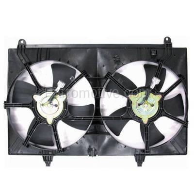TYC - FMA-1262TY TYC Dual Radiator AC A/C Condenser Cooling Fan Motor Assy For 03-08 FX-35 3.5L