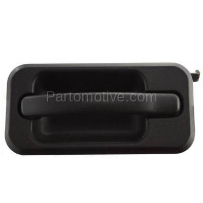 Aftermarket Replacement - DHE-1441L 03-09 H2 Black Exterior Outer Outside FRONT Door Handle Left Driver Side LH