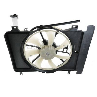 TYC - FMA-1485TY TYC 07-13 Yaris & Scion xD Radiator A/C Condenser Cooling Fan Motor Assy Shroud