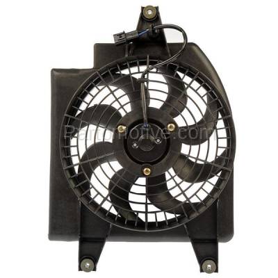 TYC - FMA-1299TY TYC A/C Condenser Cooling Fan Motor Assy Blade Shroud 97730 FD000 For 03-05 Rio