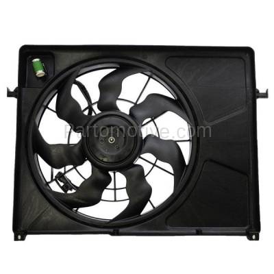 TYC - FMA-1304TY TYC Dual Radiator A/C Condenser Cooling Fan Motor Assy For 06-10 Optima 2.7L V6