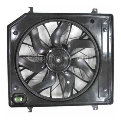 TYC - FMA-1307TY TYC 07 08 09 Sorento Dual Radiator A/C Condenser Cooling Fan Motor Assy w/Shroud