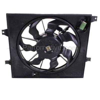 TYC - FMA-1308TY TYC Dual Radiator AC Condenser Cooling Fan Motor Assy Shroud For 10-11 Soul 1.6L