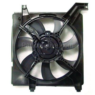 TYC - FMA-1227TY TYC 01-06 Elantra & 03-08 Tiburon Radiator Engine Cooling Fan Motor Assy Shroud