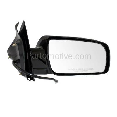 Aftermarket Replacement - MIR-1515RT 1988-1998 Chevrolet Astro & GMC Safari Van (2.5L & 4.3L) Rear View Door Mirror Assembly Power, Manual Folding Right Passenger Side
