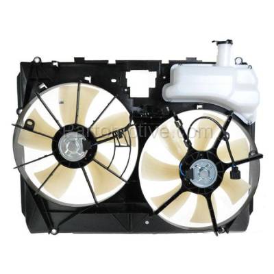 Aftermarket Replacement - FMA-1479 04-05 Sienna (without TOW) Dual Radiator AC Condenser Cooling Fan Motor Assembly