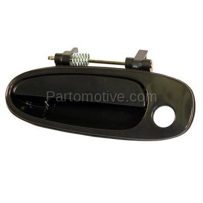 Aftermarket Replacement - DHE-1000L RAV4 Corolla Front Outside Outer Exterior Black Door Handle Left Driver Side LH