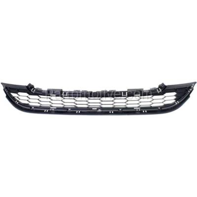Aftermarket Replacement - GRL-1859C CAPA 2010-2011 Honda CR-V (For Models Made in Mexico or USA) Front Center Lower Bumper Cover Grille Assembly Textured Gray Plastic