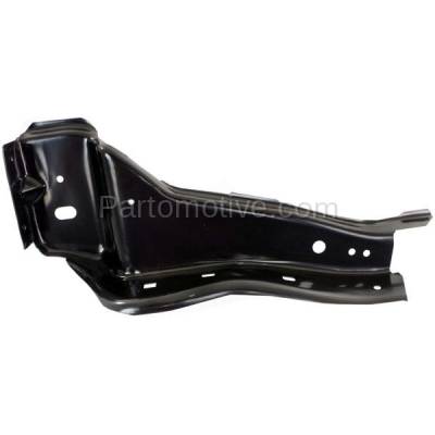 Aftermarket Replacement - FDS-1007LC CAPA 2005-2010 Jeep Grand Cherokee & 2006-2010 Commander Front Fender Brace Support Bracket Black Steel Left Driver Side