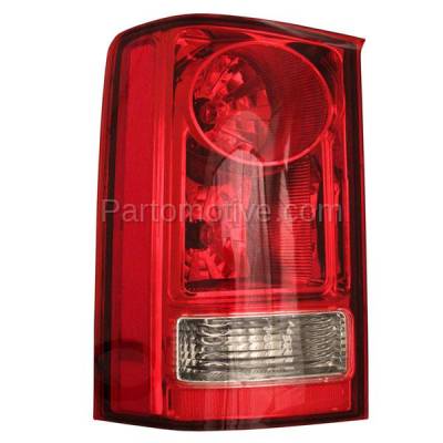 Aftermarket Auto Parts - TLT-1417LC CAPA 2009-2015 Honda Pilot (6Cyl, 3.5L Engine) Rear Taillight Taillamp Assembly Red Clear Lens & Housing with Bulb Left Driver Side