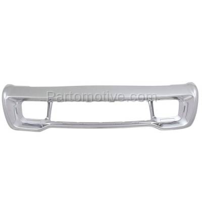 Aftermarket Replacement - GRL-1225 2014-2016 Jeep Grand Cherokee (Laredo, Limited, Overland) (Code MFD or MFE) Front Lower Bumper Cover Grille Frame Chrome Plastic