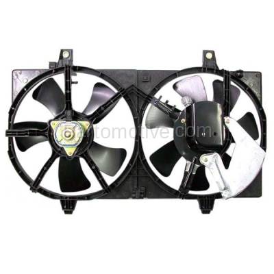 Aftermarket Replacement - FMA-1405 02-06 Sentra 1.8L (with A/C) Dual Radiator Condenser Cooling Fan Motor Assembly