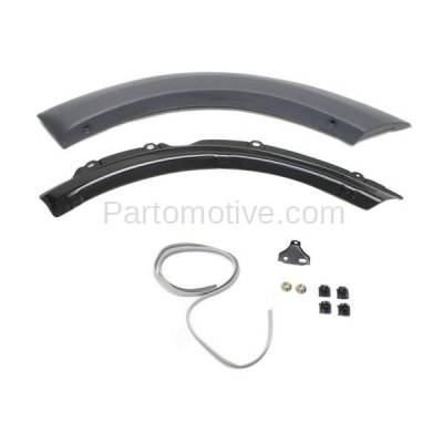 Aftermarket Replacement - FDT-1071R 01-05 RAV4 Rear Fender Molding Moulding Trim Arch Right Passenger Side TO1509101
