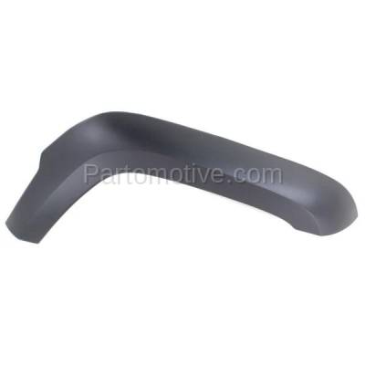 Aftermarket Replacement - FDF-1014R 2005-2007 Jeep Liberty (2.4L 2.8L 3.7L 4Cyl/6Cyl Engine) Front Fender Flare Wheel Opening Molding Arch Primed Plastic Right Passenger Side