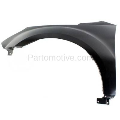 Aftermarket Replacement - FDR-1251L 2010-2017 Chevrolet Equinox (2.4L & 3.0L & 3.6L) Front Fender Quarter Panel (with Body Cladding Holes) Primed Steel Left Driver Side