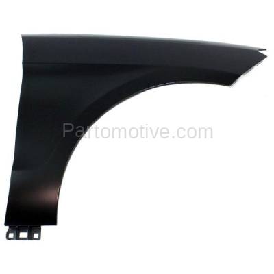 Aftermarket Replacement - FDR-1450RC CAPA 2012-2015 Mercedes-Benz ML-Class (excluding ML63) Front Fender Quarter Panel (without Molding Holes) Aluminum Right Passenger Side