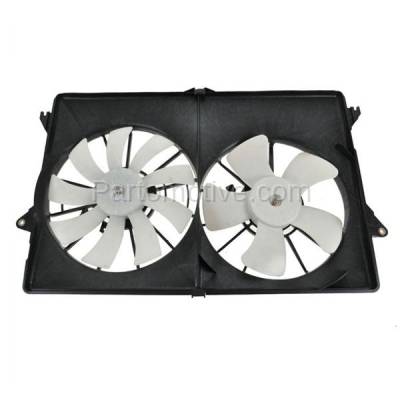 TYC - FMA-1042TY TYC 04 05 06 07 08 Pacifica V6 Dual Radiator AC Condenser Cooling Fan Motor Assy