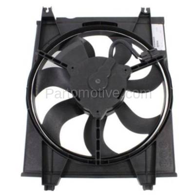 TYC - FMA-1292TY TYC AC A/C Condenser Cooling Fan Motor Assy Shroud For 04 05 06 07 08 09 Spectra
