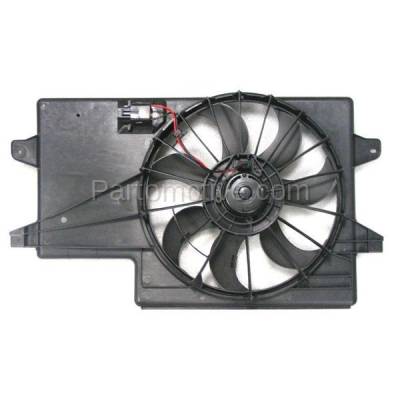 TYC - FMA-1148TY TYC 08 09 10 11 Focus Radiator A/C Condenser Cooling Fan Motor Assy 8S4Z 8C607 A