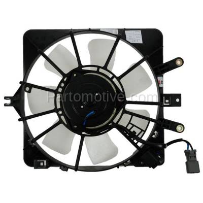 TYC - FMA-1208TY TYC 07-08 Honda FIT 1.5L A/C Condenser Cooling Fan Motor Assy with Blade Shroud