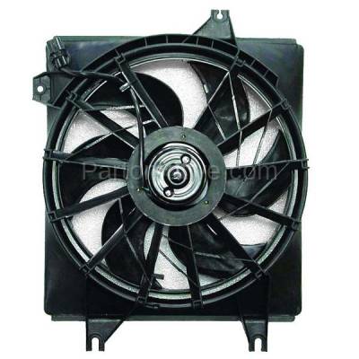 TYC - FMA-1224TY TYC 96-00 Elantra 97-01 Tiburon Radiator Engine Cooling Fan Motor Assy w/ Shroud