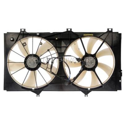 TYC - FMA-1331TY TYC 07-11 ES350 & Venza (with Tow) Radiator A/C Condenser Cooling Fan Motor Assy