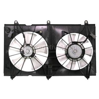 TYC - FMA-1222TY TYC 03 04 05 06 07 Accord 2.4L Dual Radiator AC Condenser Cooling Fan Motor Assy