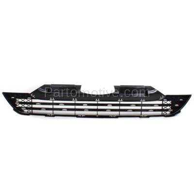 Aftermarket Replacement - GRL-1794C CAPA 2007-2009 Honda CRV (For Models Made in Japan) Front Center Lower Bumper Cover Grille Assembly Textured Black Plastic