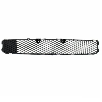 Aftermarket Replacement - GRL-2184 2008-2015 Mitsubishi Lancer (excluding Evolution & Ralliart Turbo) Front Bumper Cover Grille Assembly Textured Black Plastic