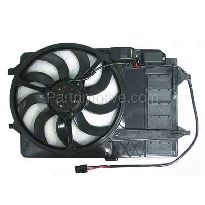 TYC - FMA-1361TY TYC 03-08 Mini Cooper (From 3-03) Radiator A/C Condenser Cooling Fan Motor Assy