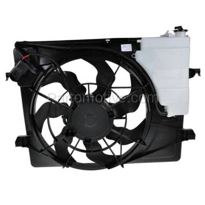 TYC - FMA-1315TY TYC Radiator AC A/C Condenser Cooling Fan Motor Assy Fits 10-12 Forte Auto Trans