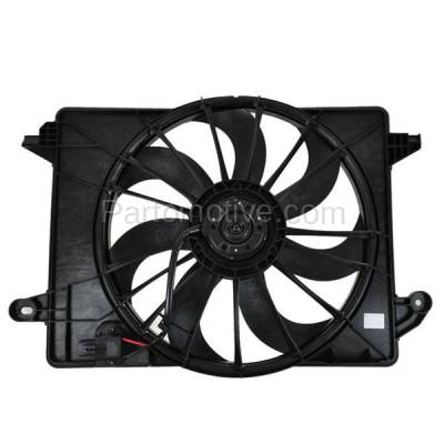 TYC - FMA-1047TY TYC 09-13 Challenger Charger 300 Radiator & A/C Condenser Cooling Fan Motor Assy
